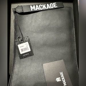 mackage clutch bag